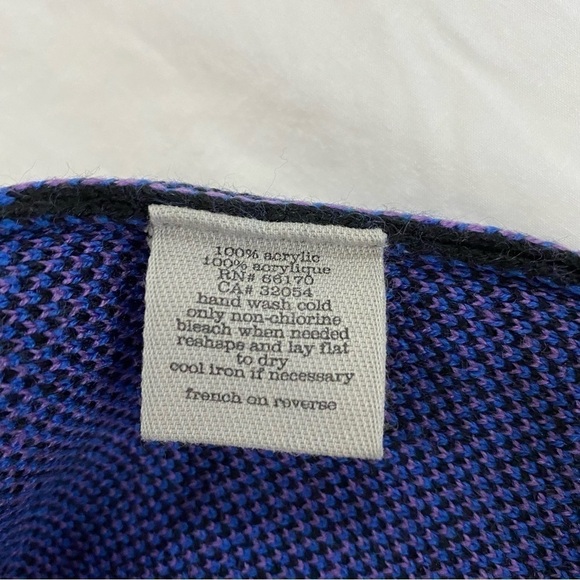 ECOTE  unique pattern knit multi coloured bohemian cottage core mini skirt S - Picture 4 of 7